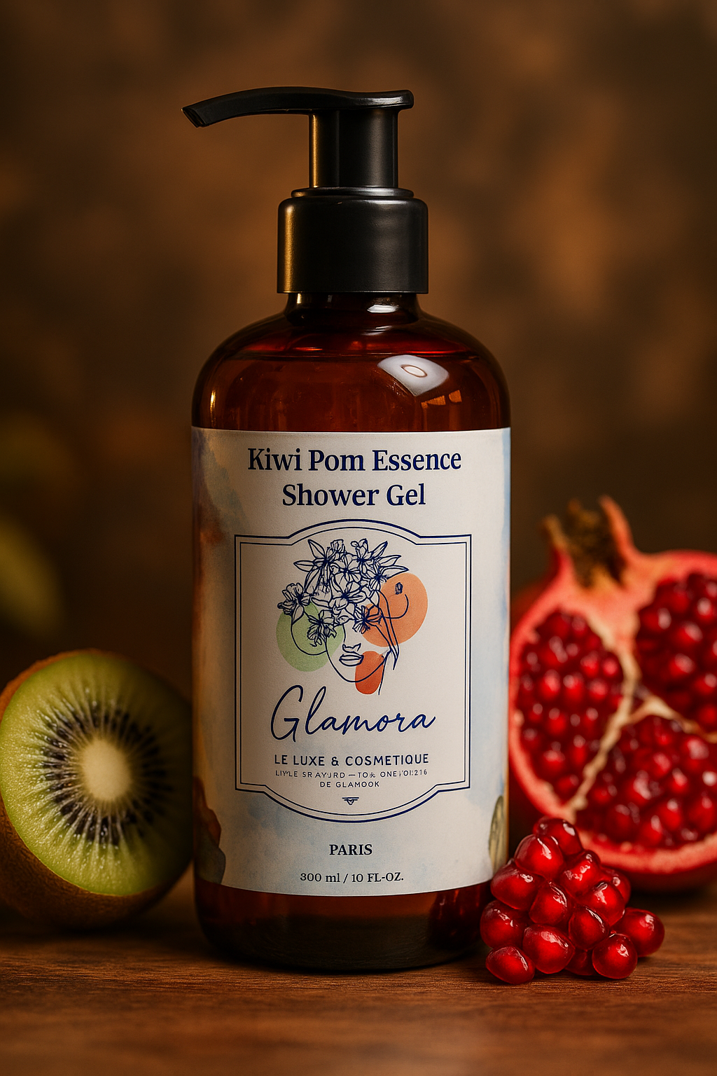 kiwi Pom Essence Shower Gel